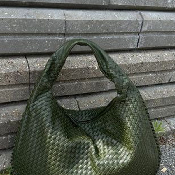 Olive shoulder bag
